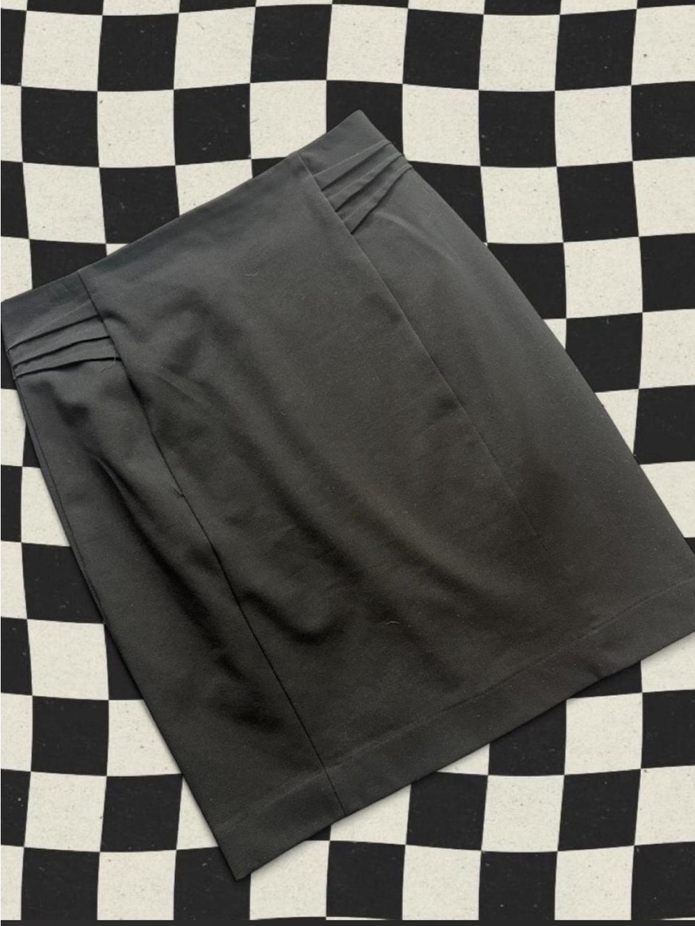 Black pencil skirt